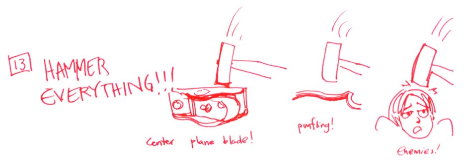 Final step: HAMMER EVERYTHING!!!