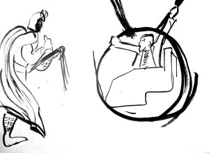 magneto professor x life drawing